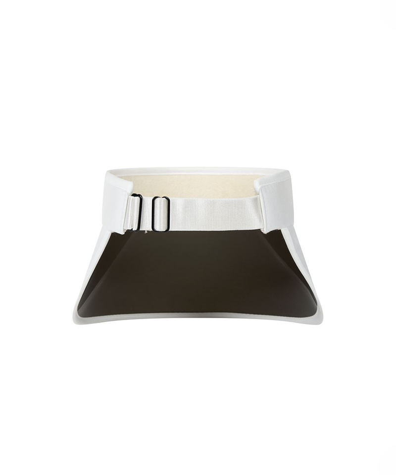 POSHERD Essential Wide Sun Visor - White (UV Coated Film Plate)