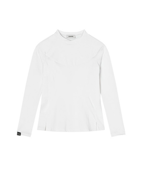 POSHERD Line Stretch Functional Top (UV CUT) - Off White
