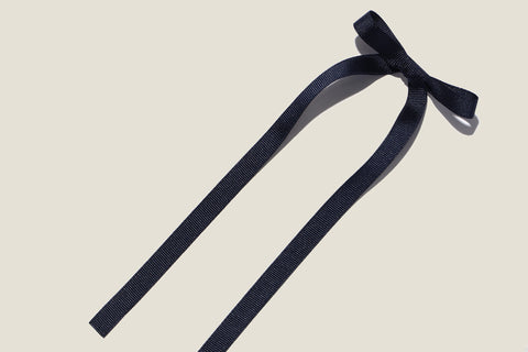FORDI Ribbon Knee Socks - Navy