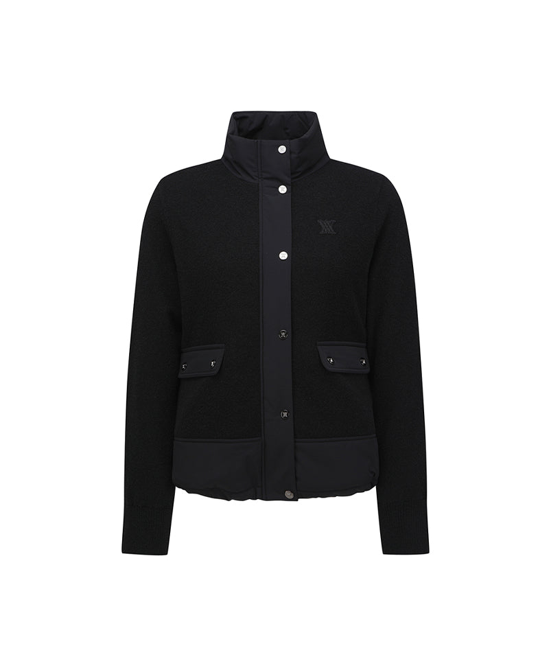 ANEW Golf Women's Knit Hybrid Down Jacket - Black