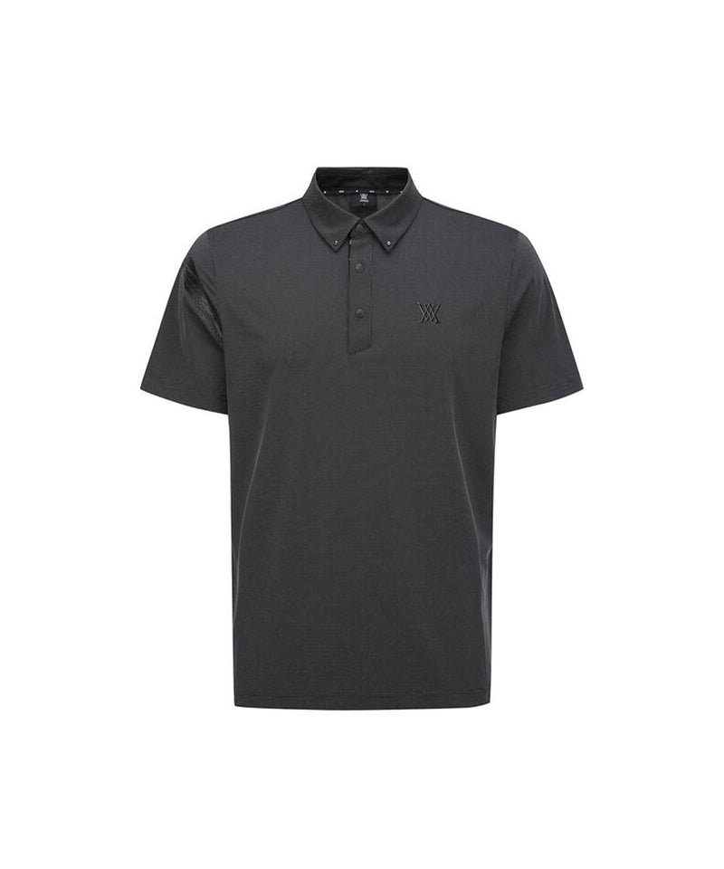 Anew Golf Men's SM Signature Logo Short T-Shirt - Melange Gray