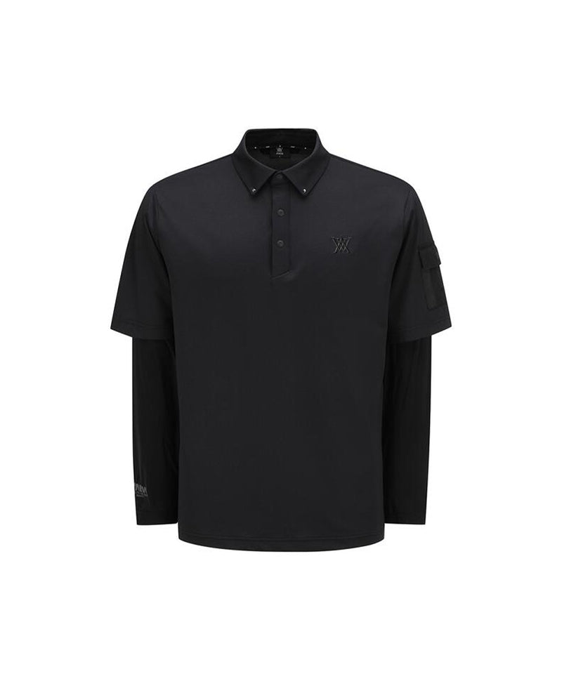 Anew Golf Men's SM Hybrid Long T-Shirt - Black