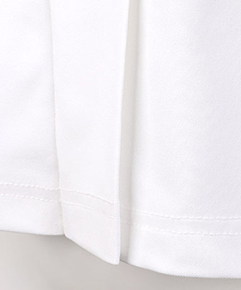 HENRY STUART Women's Tie Neck Short Sleeve T-Shirt - White