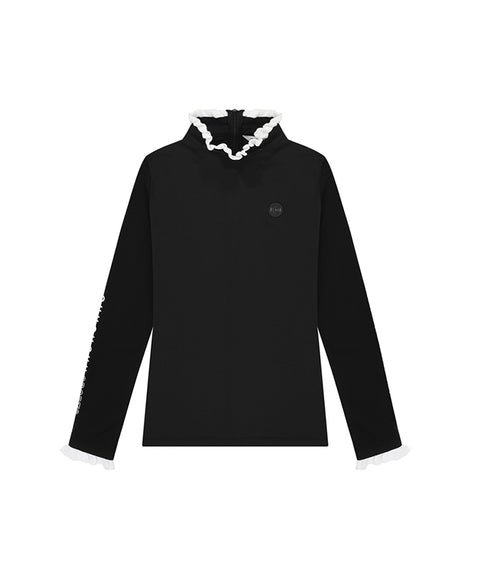 CHUCUCHU Cooling Lovely Mock Neck Top - 2 Colors