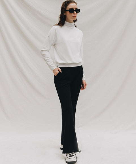 OBER Golf Functional Stretch Half-Neck Top - White
