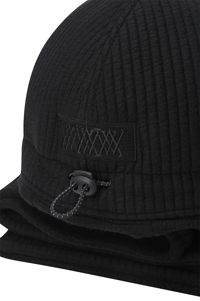 Unisex Muffler Cap - Black