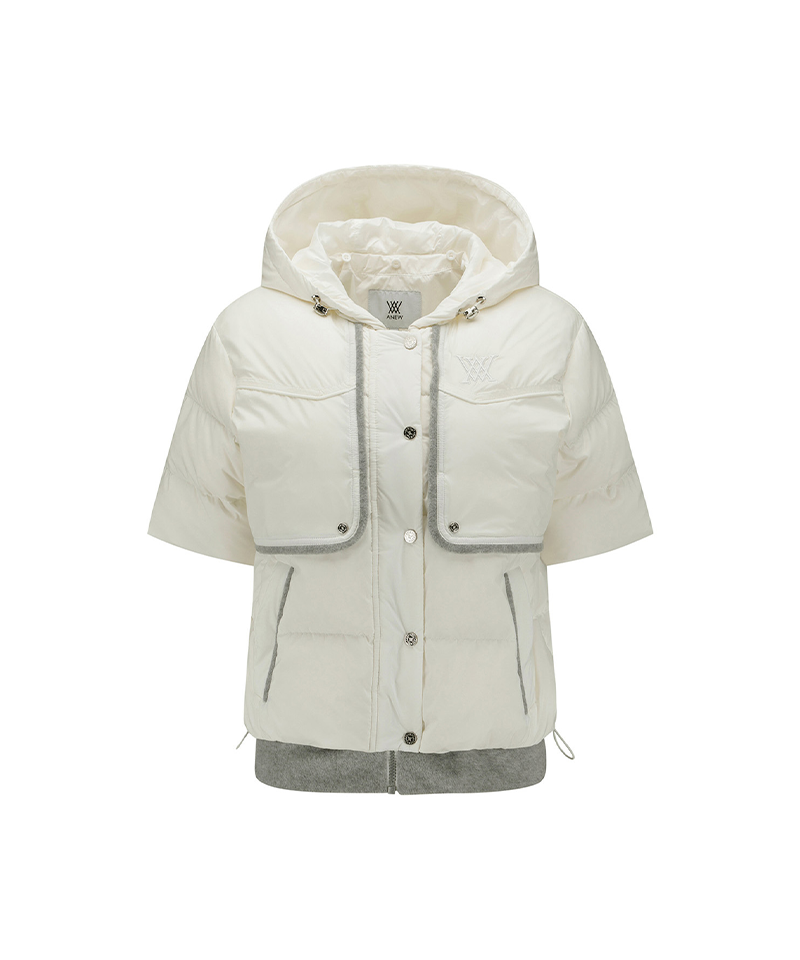 Women's WI Short Sleeve Down Jacket - Ivory