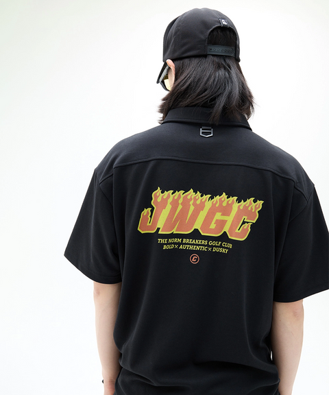 Jamie West Flame Pocket P-Shirts - Black