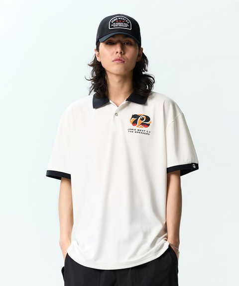 Jamie West NO.72 P-Shirts - White