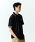 Jamie West Nick Stripe Collar Point Essential P-Shirts - Black
