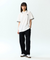 Jamie West Nick Stripe Collar Point Essential P-Shirts - White