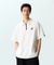 Jamie West Nylon Half Zip-up Ventilation P-Shirts - White