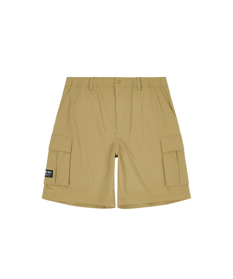Jamie West Nylon Stretch Cargo Shorts - Beige