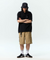 Jamie West Nylon Stretch Cargo Shorts - Beige