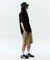Jamie West Nylon Stretch Cargo Shorts - Beige