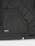 Jamie West Lettering Quilted Detachable Jumper - Black