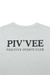 PIV'VEE Positive Sports Club Boxy T-Shirt - Snow Grey