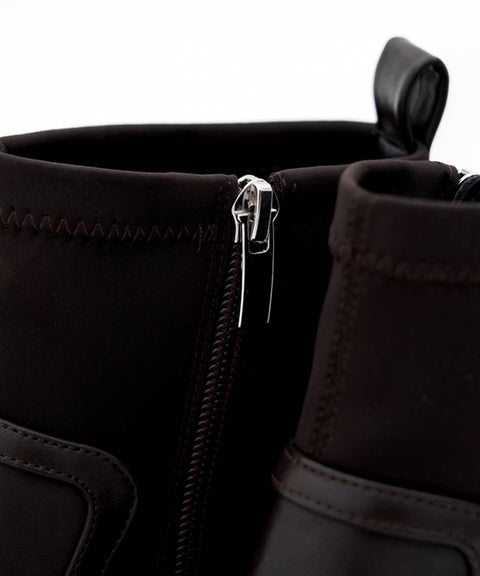 Anell Golf Ankle Spandex Buckle Boots - Brown