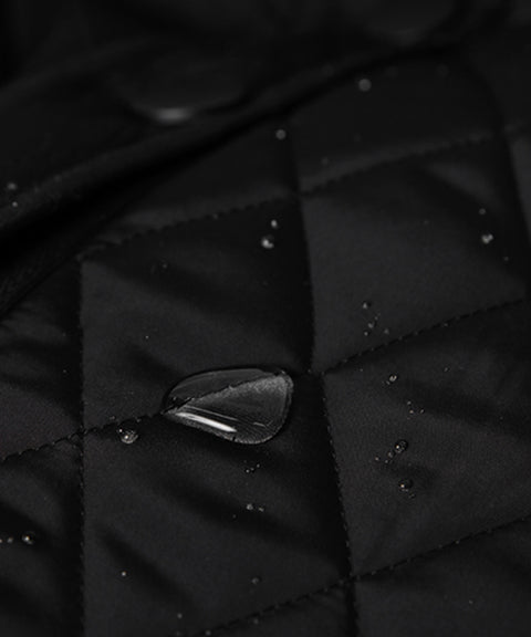 OBER Golf Diamond Quilting Padding Skirt - Black