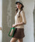 BENECIA 12 Grand Unbalanced Skirt - Brown