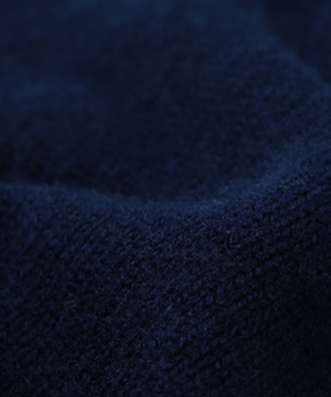 AVEN Wool Cashmere Argyle Vest - Navy