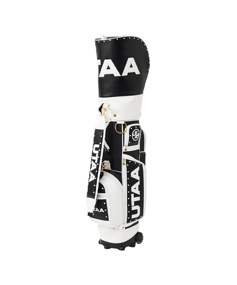 UTAA Emblem Cubic Color Stud Caddie Bag - Black