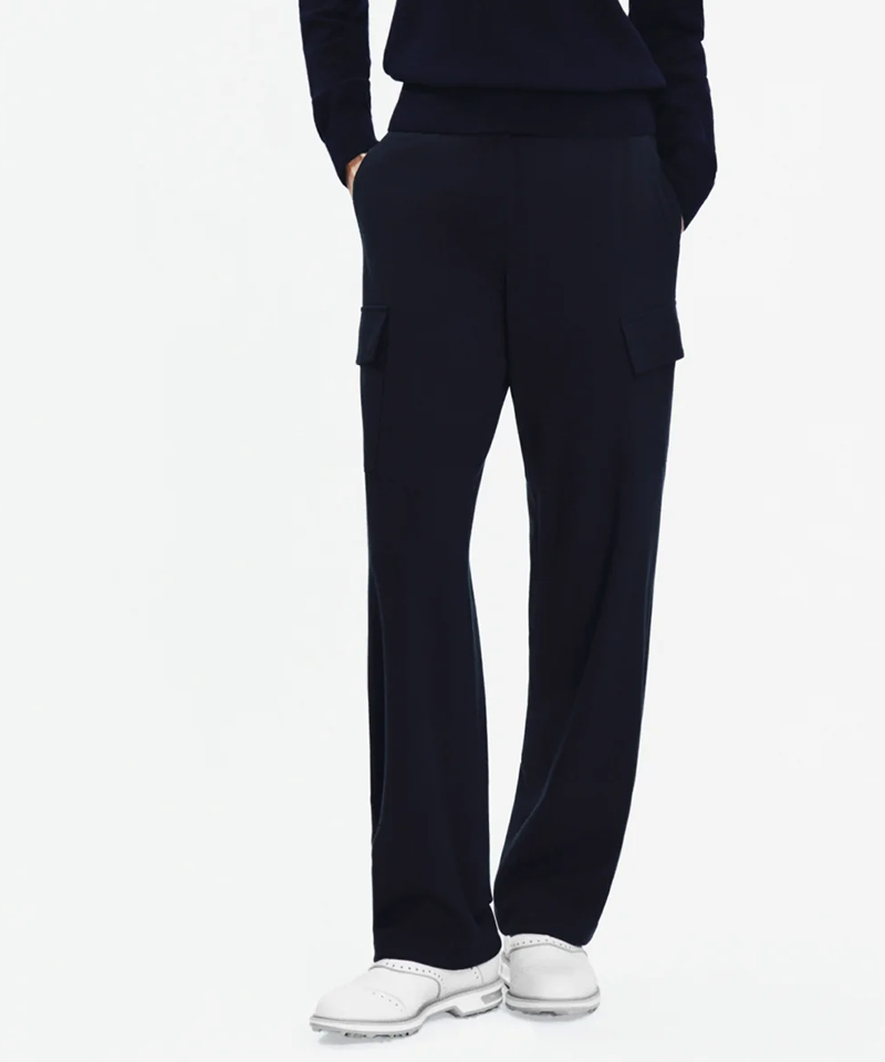 MCC Women's Wool-Like Cargo Pants - Navy