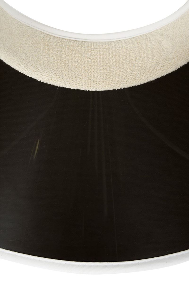 POSHERD Essential Wide Sun Visor - White (UV Coated Film Plate)
