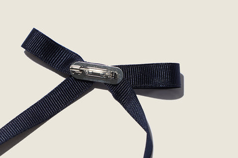 FORDI Ribbon Knee Socks - Navy