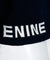 CREVE NINE: Half-neck Logo Windproof Knit  - Navy
