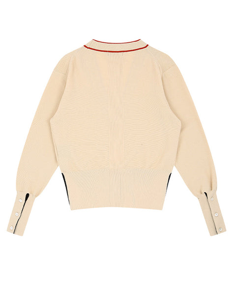 AVEN Classic Field Cardigan - Beige