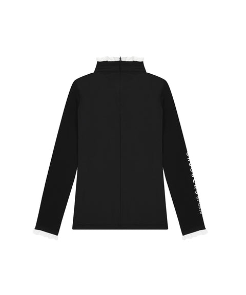 CHUCUCHU Cooling Lovely Mock Neck Top - 2 Colors