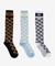 GFJ Golf Women's Jacquard Knee High Socks - 3 Colors