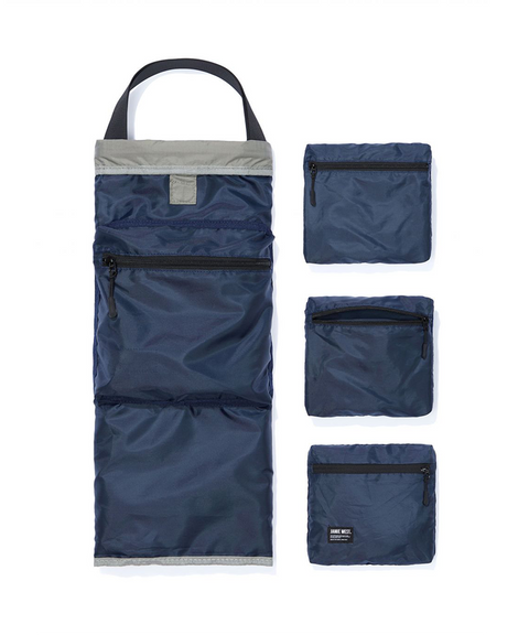 Jamie West Draw String Bag - Grey