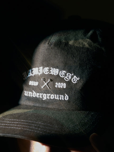 Jamie West Gorden Metal Logo Ballcap - CAMO