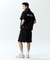 Jamie West Half Zip-up Ventilation Stand Collar P-Shirts - Black