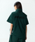 Jamie West Half Zip-up Ventilation Stand Collar P-Shirts - Green