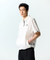 Jamie West Nylon Half Zip-up Ventilation P-Shirts - White