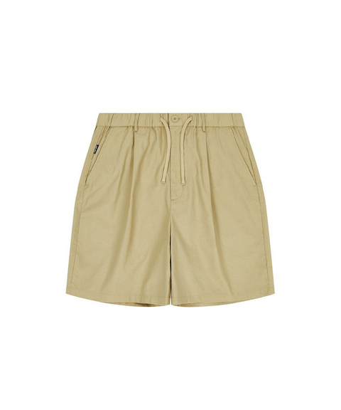 Jamie West Onetuck Wide Set-up Shorts - Beige