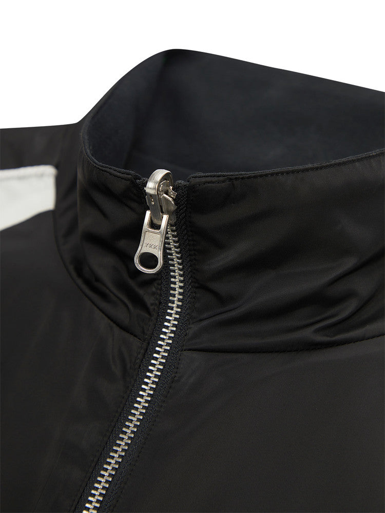 Jamie West Reversible Highneck Souvenir Jacket - Black