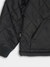 Jamie West Lettering Quilted Detachable Jumper - Black