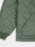 Jamie West Lettering Quilted Detachable Jumper - Green