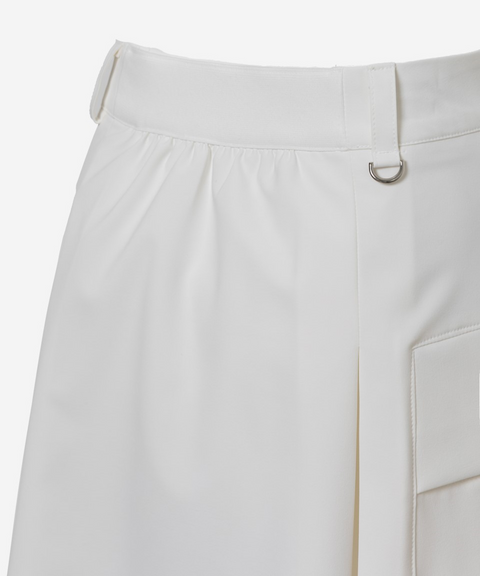 OBER Golf Side Pleated Skirt - White