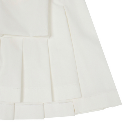 Monday Flow Wink Pleated Skirt - White