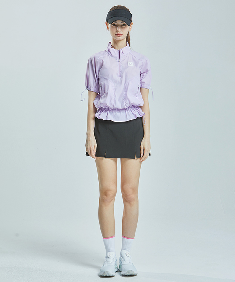 CHUCUCHU Slit Back Pleated Skirt - 3 Colors