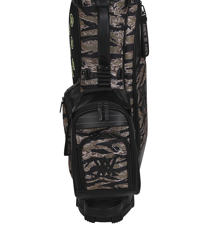 Khaki camo pattern stand golf bag, product view