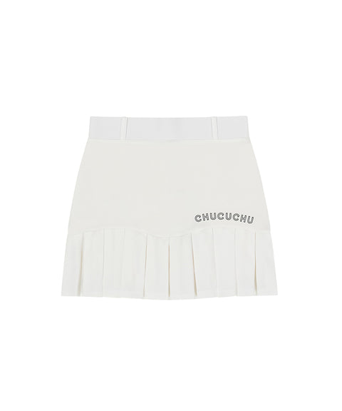 CHUCUCHU Jersey Pleated Skirt - 3 Colors