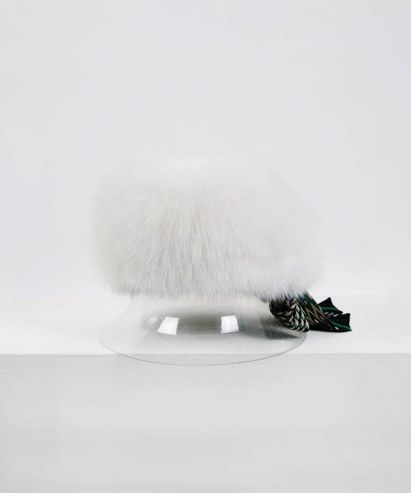 CREVE NINE: Russia Shapka Hat - Ivory