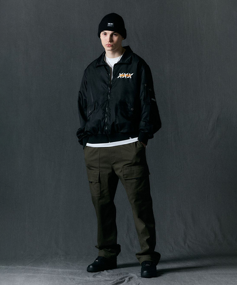 Jamie West Fatigue Cargo Stretch Pants - Khaki