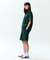 Jamie West Half Zip-up Ventilation Stand Collar P-Shirts - Green